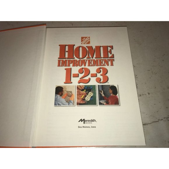 Home Improvement 1-2-3 Expert Advice from The Home Depot Hardcover book - Picture 4 of 12
